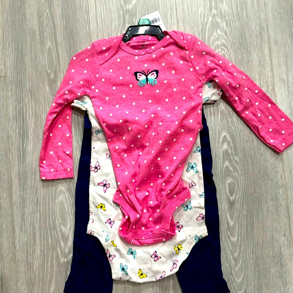 NWT Body Suit Set with Pants, size 18 months